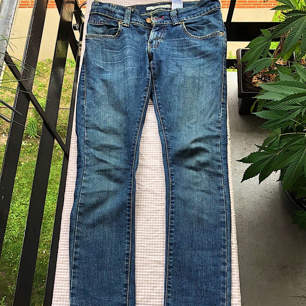 levis straight leg jeans, 15 years old